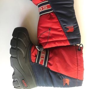 SOREL Kids boots size 13 little kids used once